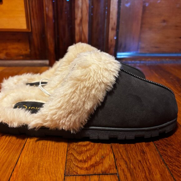 Journee Kalli Clog Slippers in Dark Grey Size 9/10 (L) NWT - Picture 5 of 6